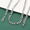 Tarnish Resistant Fashionable 304 Stainless Steel Figaro Chain Necklaces for Men STAS-A028-N017P-3