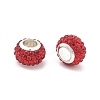 Rondelle Polymer Clay European Beads X1-FIND-U001-01S-1