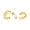 Golden 304 Stainless Steel Stud Earrings LS-EJEW-K257-01B-G-2