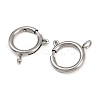 304 Stainless Steel Spring Ring Clasps STAS-B095-05H-P-2