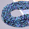 Glass Beads Strands EGLA-A034-M8mm-19-1