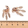 Alloy Rhinestone European Beads FIND-Q115-04RG-3