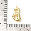 Rack Plating Brass Pendants KK-I722-08G-B-3