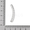 304 Stainless Steel Curved Tube Beads STAS-M071-03E-P-4