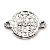 Tarnish Resistant Religion 304 Stainless Steel Connector Charms STAS-L270-09P-2