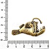 Brass Anglerfish Miniature Figurines Statues KK-S335-01AB-B-3