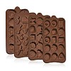 4Pcs 4 Styles Chocolate DIY Silicone Mold DIY-CJ0006-33-1