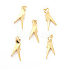 Rack Plating Brass Pendants KK-B052-12G-1