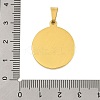 Ion Plating(IP) 304 Stainless Steel Pendant Rhinestone Setting STAS-D112-11G-3