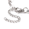Non-Tarnish 304 Stainless Steel Cable Chain Bracelet for Men Women LS-BJEW-E031-05B-P-3