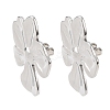 304 Stainless Steel Stud Earrings EJEW-I323-01P-01-5