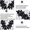 Polyester Embroidered Floral Lace Collar DIY-WH0326-47B-5