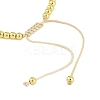 Rack Plating Brass Stretchable Bracelets with Cubic Zirconia for Women BJEW-D047-02G-01-3