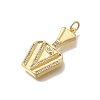 Brass Micro Pave Cubic Zirconia Bottle Pendants KK-D431-051A-02-2