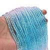 Transparent Painted Glass Beads Strands DGLA-A034-T3mm-A22-2