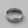 Stainless Steel Simple Plain Band Ring for Women RJEW-WH0015-04C-2