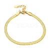 Ion Plating(IP) 304 Stainless Steel Herringbone Chain Bracelets for Women LS-BJEW-A017-01G-1