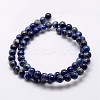 Natural Lapis Lazuli Beads Strands X-G-A163-07-6mm-2