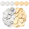 60Pcs 2 Colors Ion Plating(IP) 304 Stainless Steel Charms STAS-PH0005-64-1