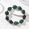 Acrylic Imitation Gemstone Beads Stretch Bracelets for Women BJEW-JB13236-03-1