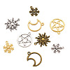 Tibetan Style Alloy Pendants TIBEP-TA0004-02-RS-2