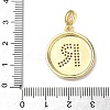 Brass Micro Pave Clear Cubic Zirconia Pendants KK-L253-17G-R-3