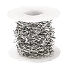 Non-Tarnish 304 Stainless Steel Link Chains STAS-D084-36P-1