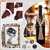 DIY Round Wooden Beads Bracelets Jewelry Making Kits DIY-SP0001-45A-6