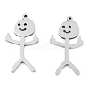 Non-Tarnish 201 Stainless Steel Pendants STAS-N098-134P-3