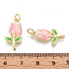 Brass Enamel Pendants KK-N268-85G-3