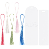 20Pcs Transparent Blank Acrylic Bookmarks Kits DIY-CP0012-45-6