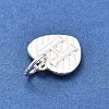 925 Sterling Silver Heart with Capital Letter Charms STER-S009-13H-S-2