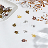 40Pcs 4 Colors Tibetan Style Zinc Alloy Pendants FIND-LP0005-01-1