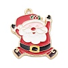 Christmas Theme Alloy Enamel Pendants X-ENAM-D060-04H-1