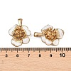304 Stainless Steel Enamel Pendants STAS-P438-12A-G-3