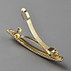 Rrhinestone with Alloy Hair Barrettes OHAR-WH20010-13LG-2