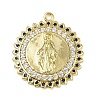 Brass Micro Pave Cubic Zirconia Pendants LS-KK-M322-37G-1