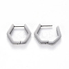 Tarnish Resistant 304 Stainless Steel Huggie Hoop Earrings LS-STAS-S103-24P-2