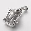 304 Stainless Steel Pendants STAS-P137-15AS-3