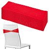 Polyester Elastic Elegant Satin Chair Cover Sashes AJEW-WH0678-86A-1