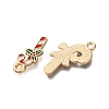 Christmas Theme Alloy Enamel Pendants FIND-M039-01F-2
