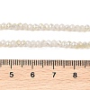 Electroplate Glass Faceted Rondelle Beads Strands EGLA-D020-3x2mm-05-A-4