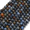 Natural Dumortierite Beads Strands G-F826-A01-6mm-2