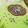 110Pcs 11 Style Glass Pendants PALLOY-TAC0305-5