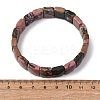 Natural Hypersthene Beaded Stretch Bracelets for Unisex G-K303-02C-5