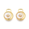 Synthetic White Shell Pendants KK-A165-15G-3