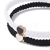 2Pcs 2 Colors Braided Nylon Thread BJEW-JB09770-3