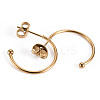 304 Stainless Steel Stud Earrings STAS-S116-272C-G-2
