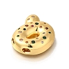 Brass Cubic Zirconia Pendants KK-M295-13G-Q-2