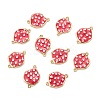Brass Enamel Normal Links KK-A155-17G-2